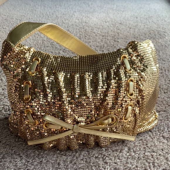 Gold Mini mesh bag - Picture 2 of 5